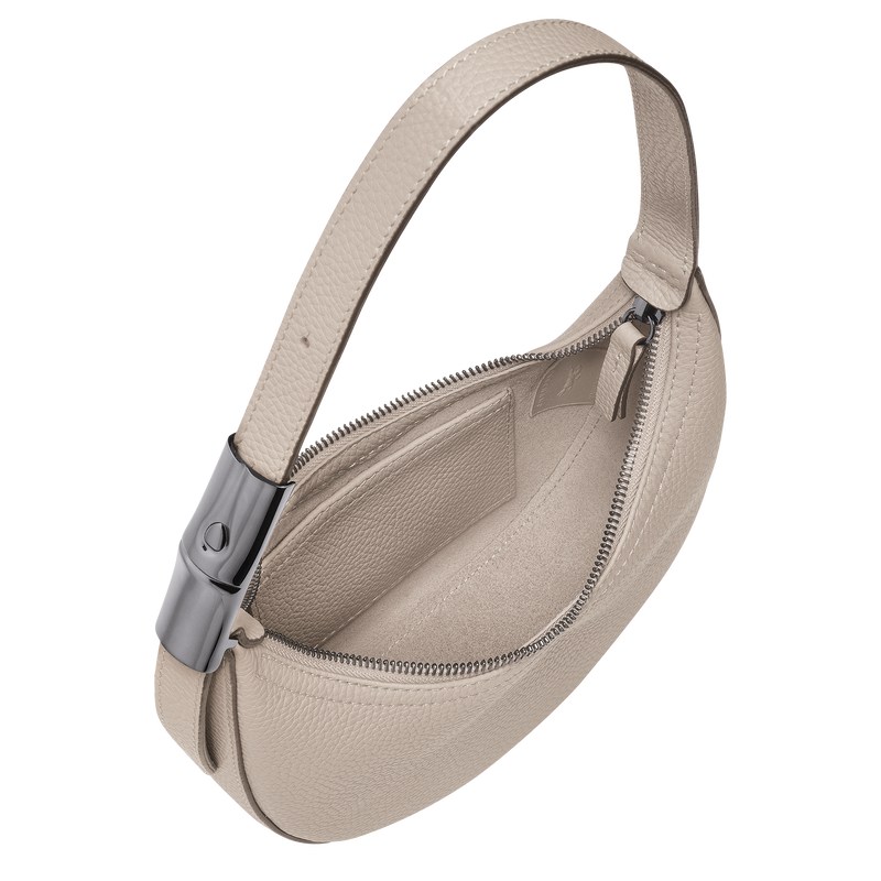 Longchamp Le Roseau Essential S Hobo bag - Leather Clay | 1089-NLPJA