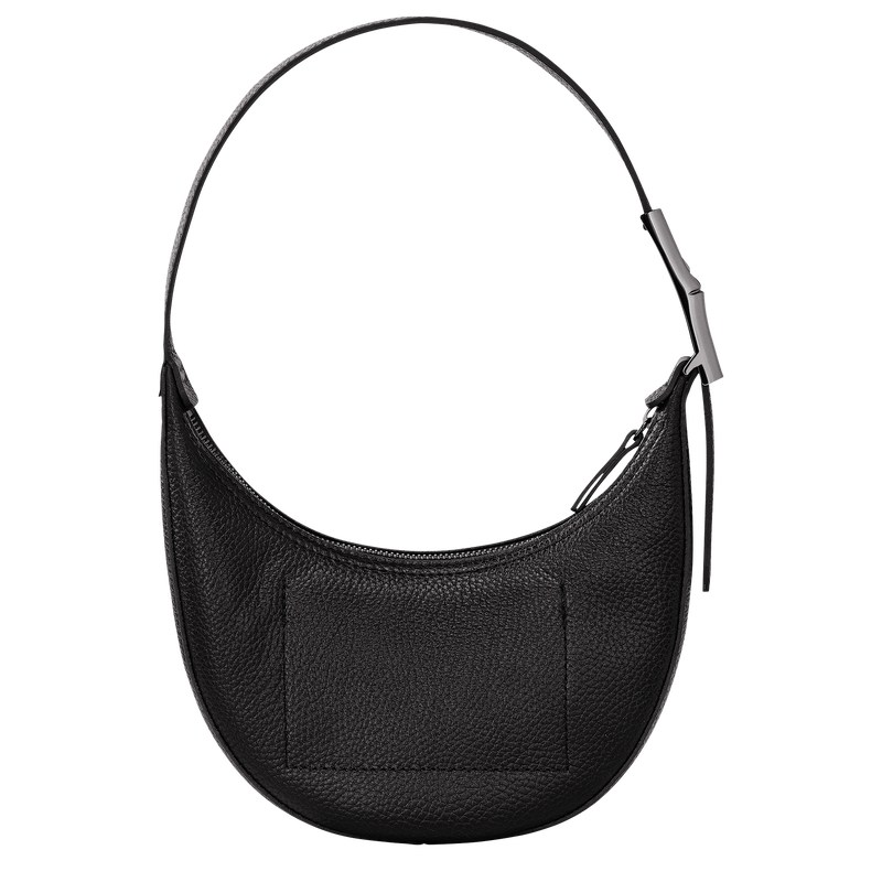 Longchamp Le Roseau Essential S Hobo bag - Leather Siyah | 8241-AORPH