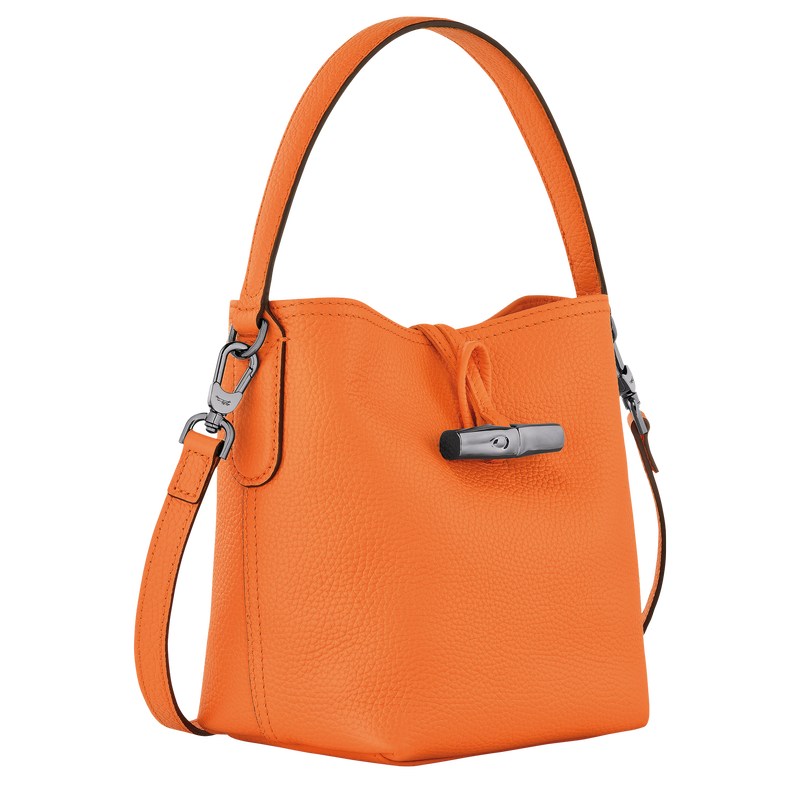 Longchamp Le Roseau Essential XS Bucket bag - Leather Turuncu | 1046-UIDVE