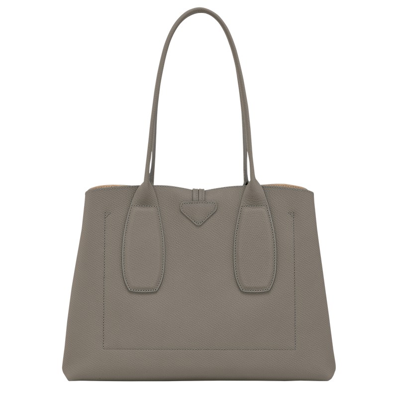 Longchamp Le Roseau L Tote bag - Leather Turtledove | 1938-HDPZS