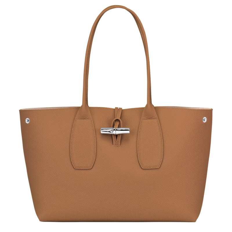 Longchamp Le Roseau L Tote bag - Leather Natural | 4028-UEGYM