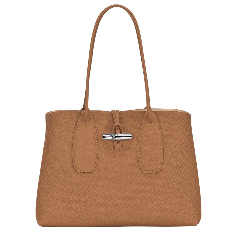 Longchamp Le Roseau L Tote bag - Leather Natural | 4028-UEGYM