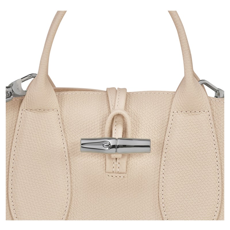 Longchamp Le Roseau S Handbag - Leather Paper | 9671-ZSVKQ