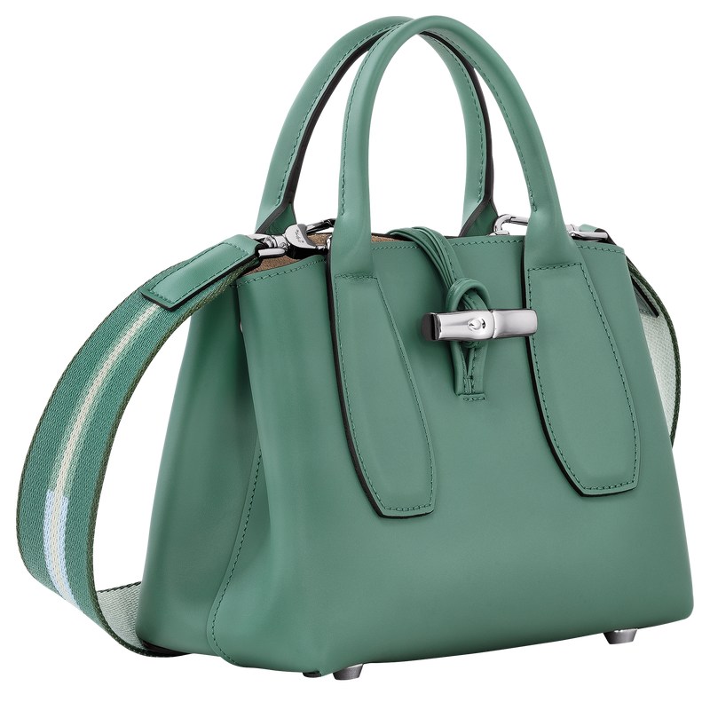 Longchamp Le Roseau S Handbag - Leather Sage | 3041-VBTYG