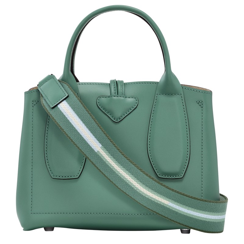 Longchamp Le Roseau S Handbag - Leather Sage | 3041-VBTYG