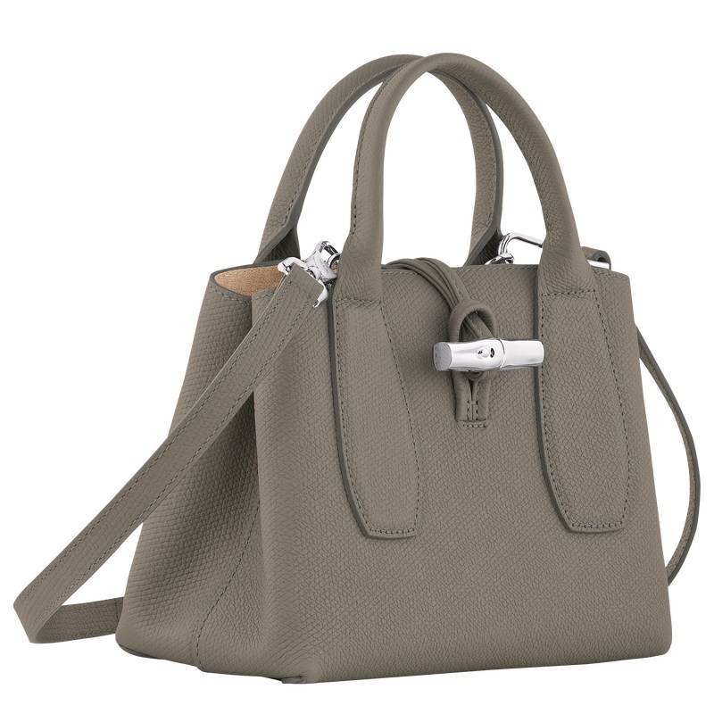 Longchamp Le Roseau S Handbag - Leather Turtledove | 2639-EKZDS