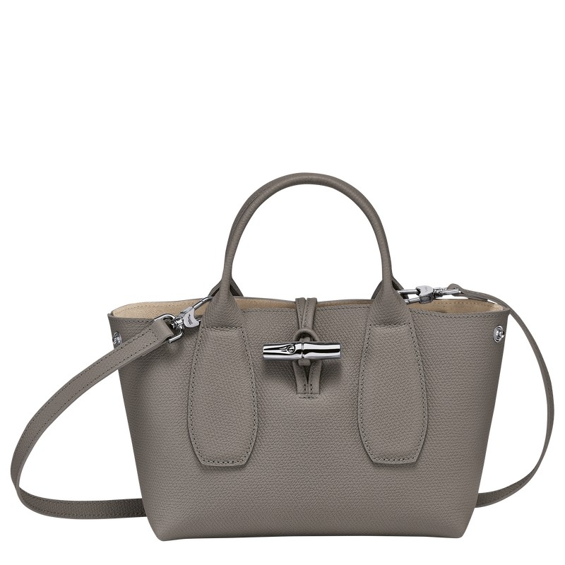 Longchamp Le Roseau S Handbag - Leather Turtledove | 2639-EKZDS