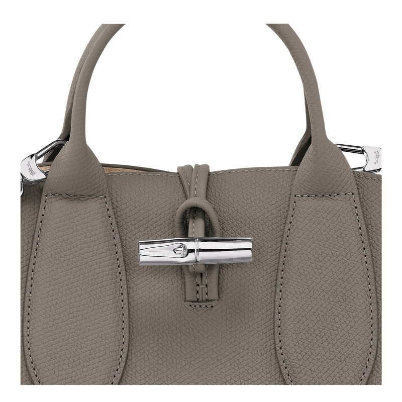 Longchamp Le Roseau S Handbag - Leather Turtledove | 2639-EKZDS