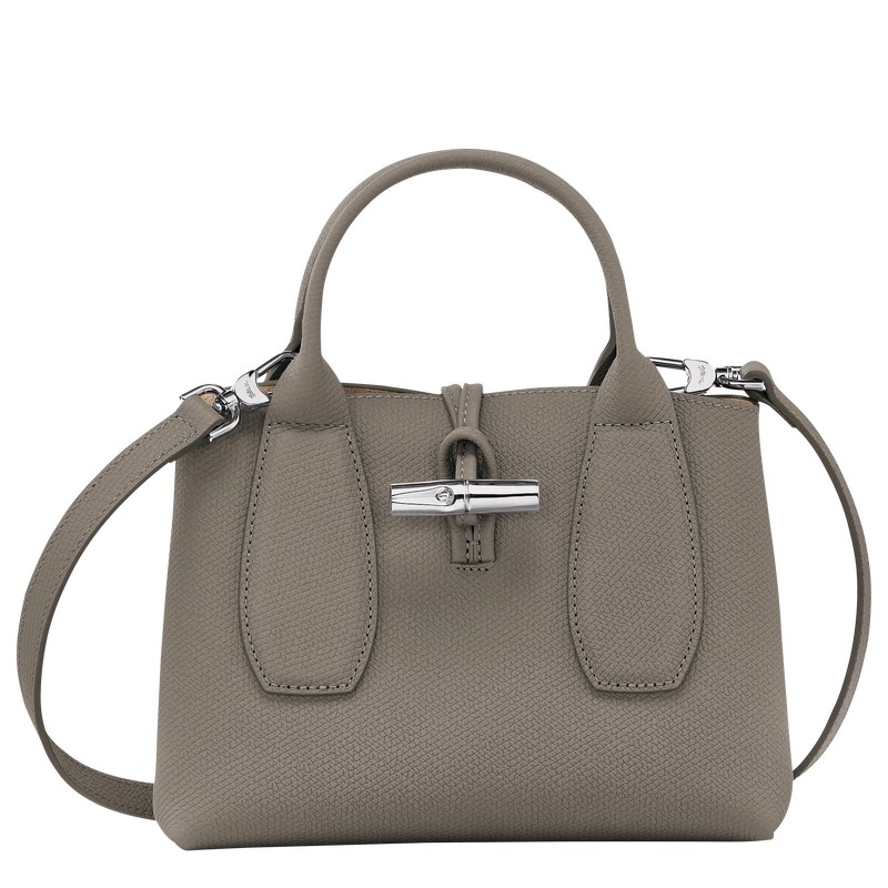 Longchamp Le Roseau S Handbag - Leather Turtledove | 2639-EKZDS