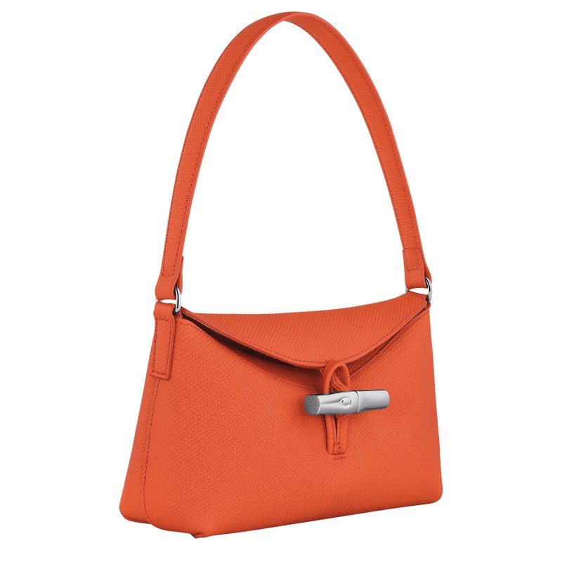 Longchamp Le Roseau S Hobo bag - Leather Turuncu | 8905-SFXMW