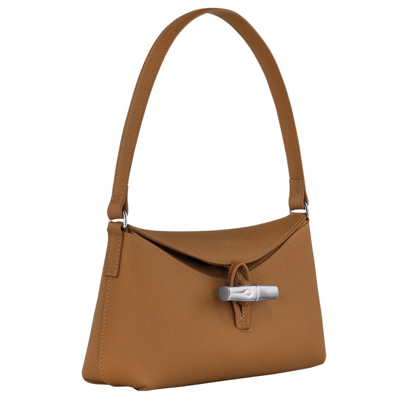 Longchamp Le Roseau S Hobo bag - Leather Natural | 2047-YALQC