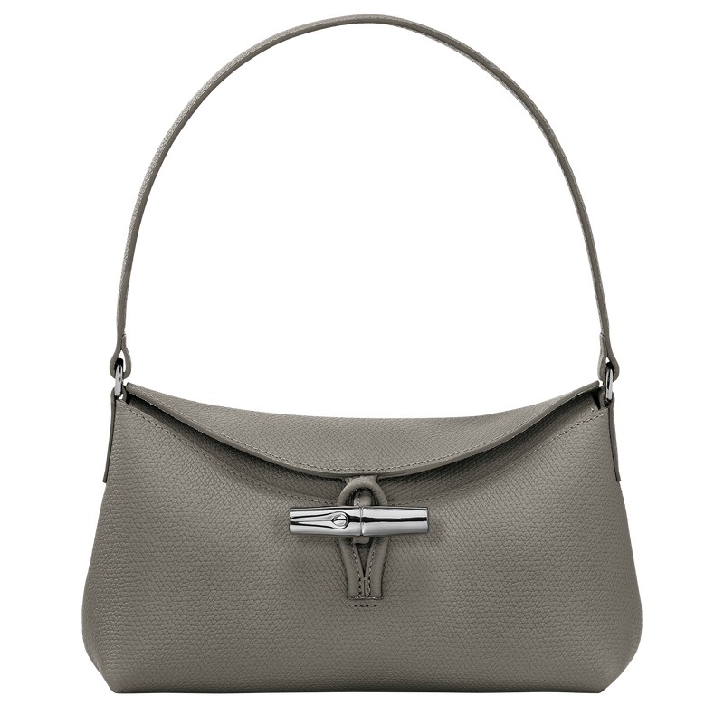 Longchamp Le Roseau S Hobo bag - Leather Turtledove | 7260-IERWK