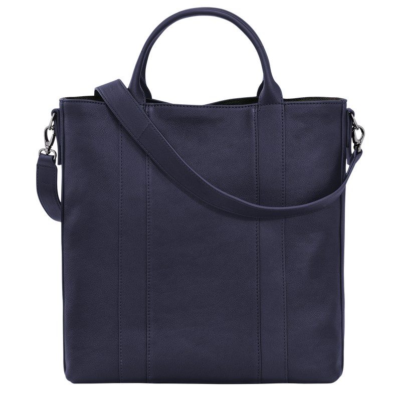 Longchamp Longchamp 3D L Tote bag - Leather Bilberry | 4216-NKBPA