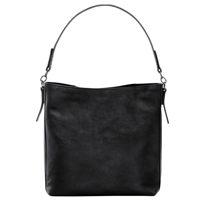 Longchamp Longchamp 3D M Hobo bag - Leather Siyah | 1890-BISGQ