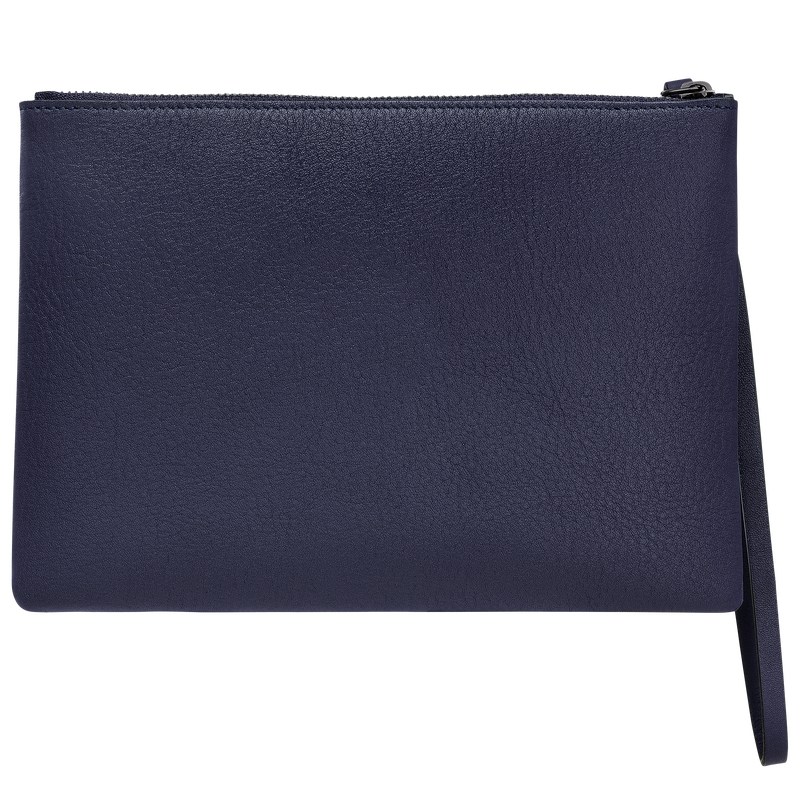 Longchamp Longchamp 3D Pouch - Leather Bilberry | 3058-QHYGR