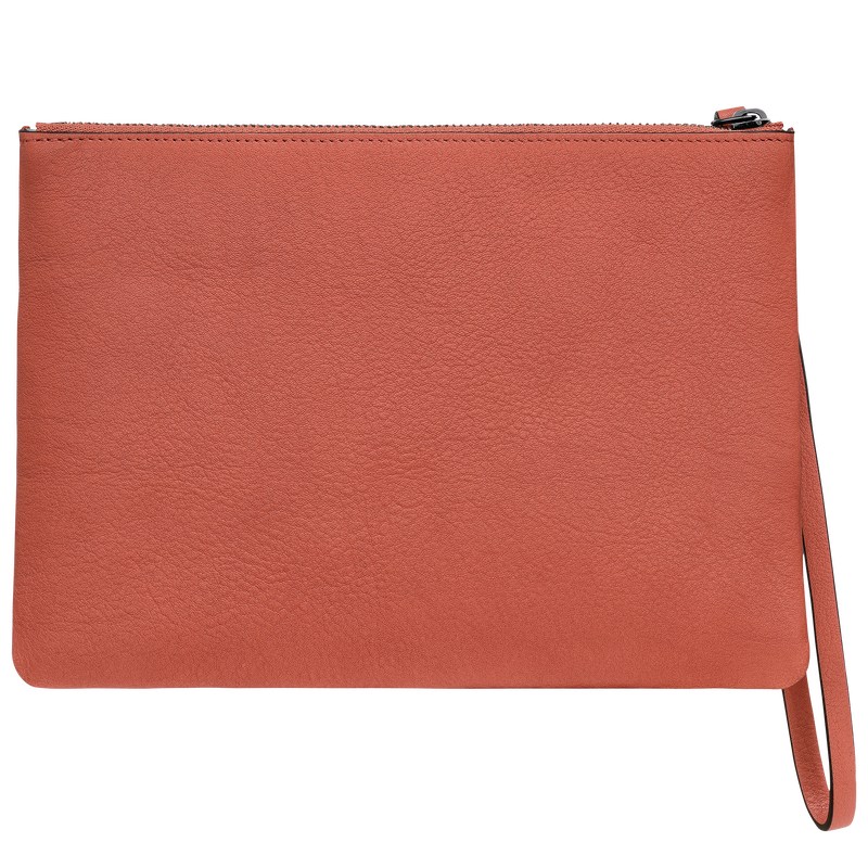 Longchamp Longchamp 3D Pouch - Leather Sienna | 7092-XYMQI