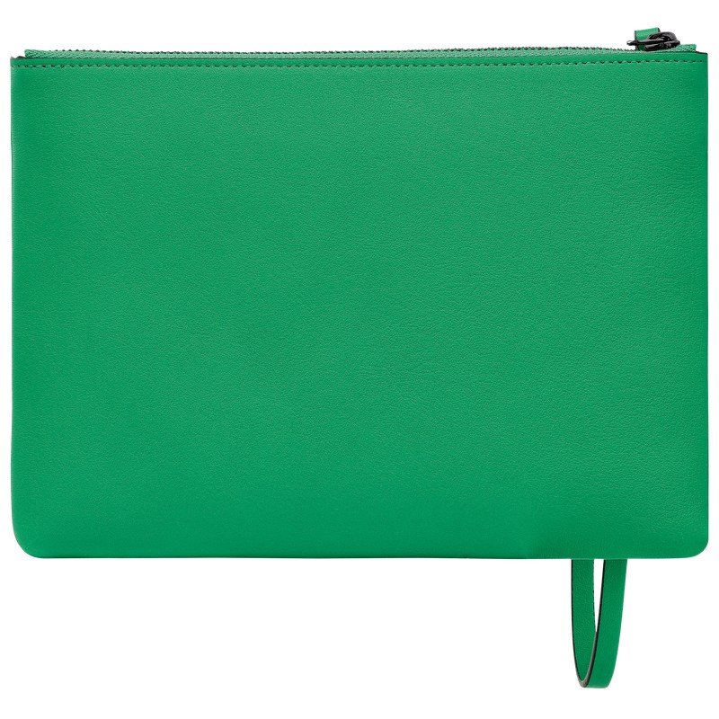 Longchamp Longchamp 3D Pouch - Leather Yeşil | 1462-WDILT