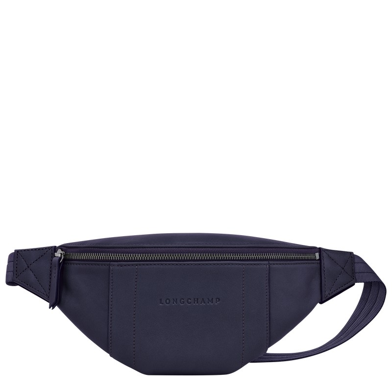 Longchamp Longchamp 3D S Belt bag - Leather Bilberry | 3478-BQVAK