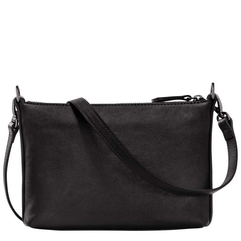 Longchamp Longchamp 3D S Crossbody bag - Leather Siyah | 9306-IBNWK