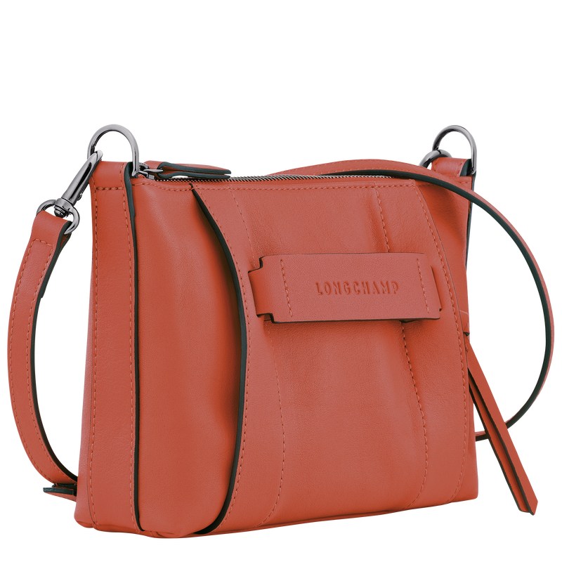 Longchamp Longchamp 3D S Crossbody bag - Leather Sienna | 2143-QGUTI