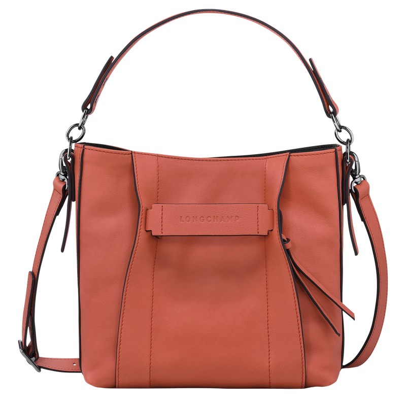 Longchamp Longchamp 3D S Crossbody bag - Leather Sienna | 0573-NCQHF