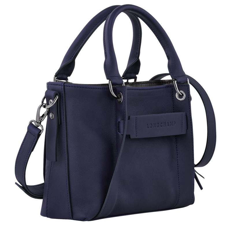 Longchamp Longchamp 3D S Handbag - Leather Bilberry | 9103-IFJEV