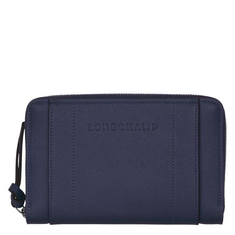 Longchamp Longchamp 3D Wallet - Leather Bilberry | 0341-KUFWY