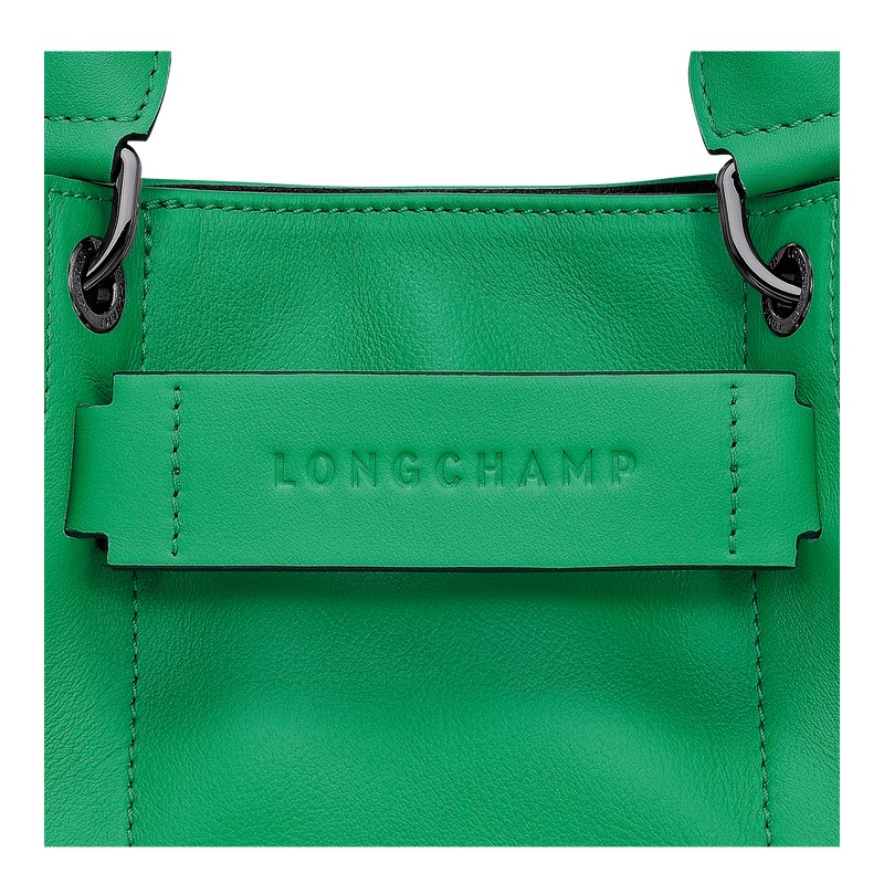 Longchamp Longchamp 3D XS Handbag - Leather Yeşil | 6285-MQRHJ