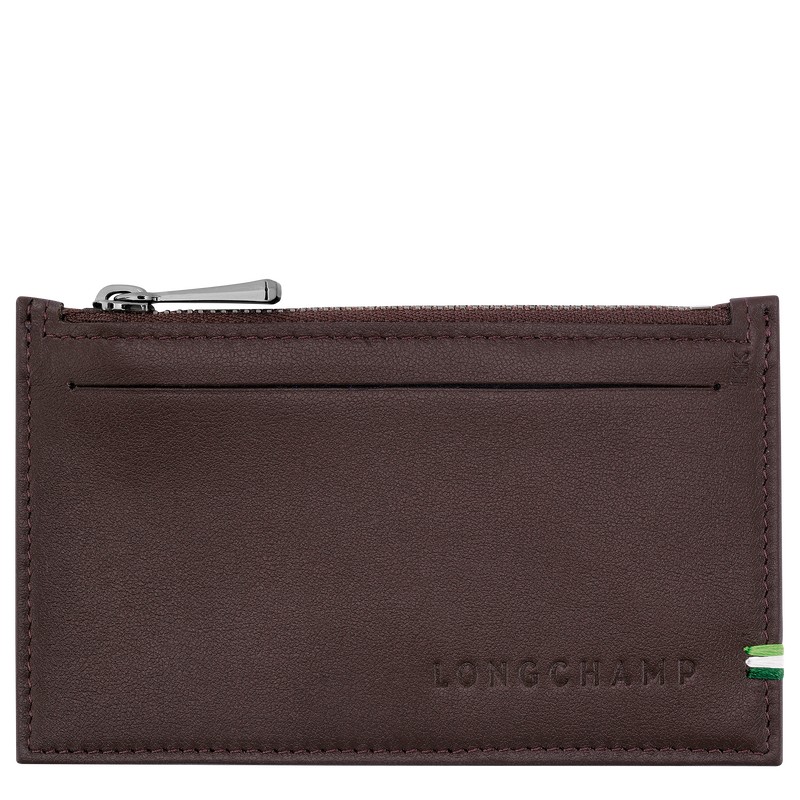 Longchamp Longchamp sur Seine Coin purse - Leather Mocha | 9631-VBGLP