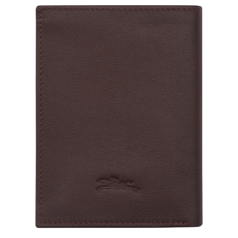 Longchamp Longchamp sur Seine Wallet - Leather Mocha | 3874-PBTMX