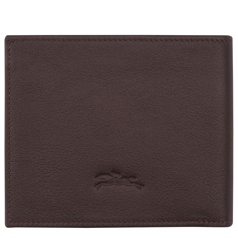 Longchamp Longchamp sur Seine Wallet - Leather Mocha | 3650-PWDFY