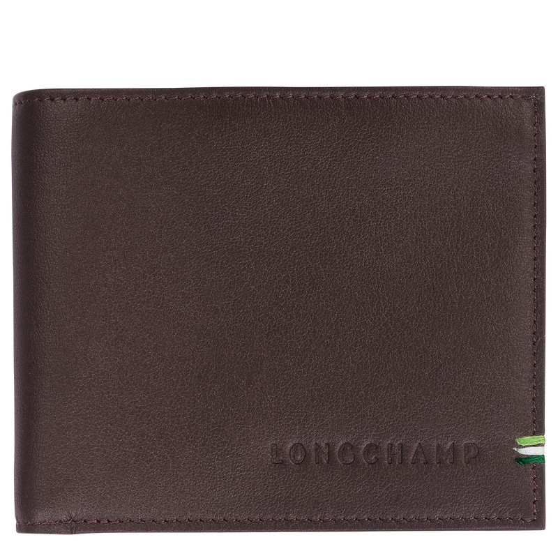 Longchamp Longchamp sur Seine Wallet - Leather Mocha | 3650-PWDFY