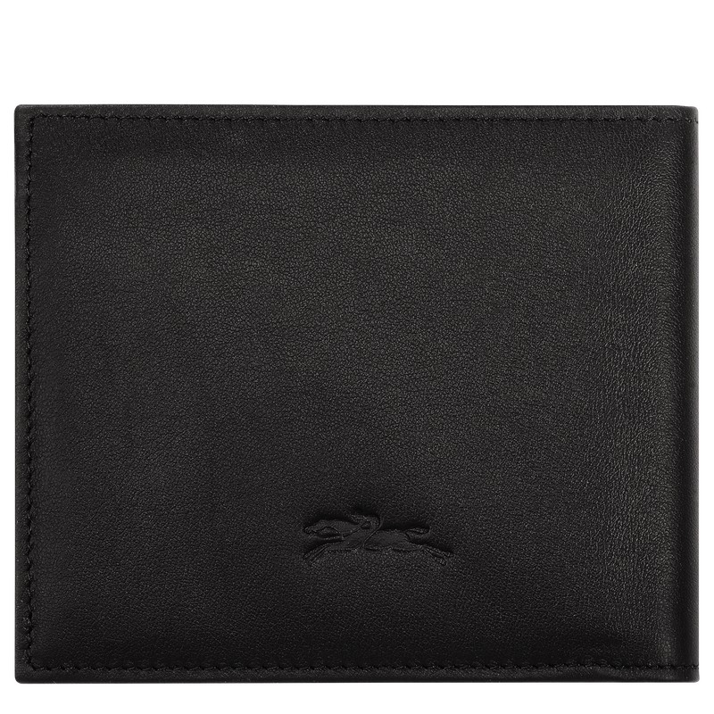 Longchamp Longchamp sur Seine Wallet - Leather Siyah | 5436-QSRPZ