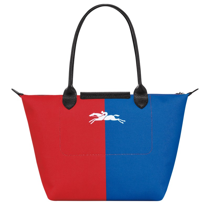 Longchamp Longchamp x Robert Indiana M Tote bag - Canvas Beyaz | 6083-BSEKN