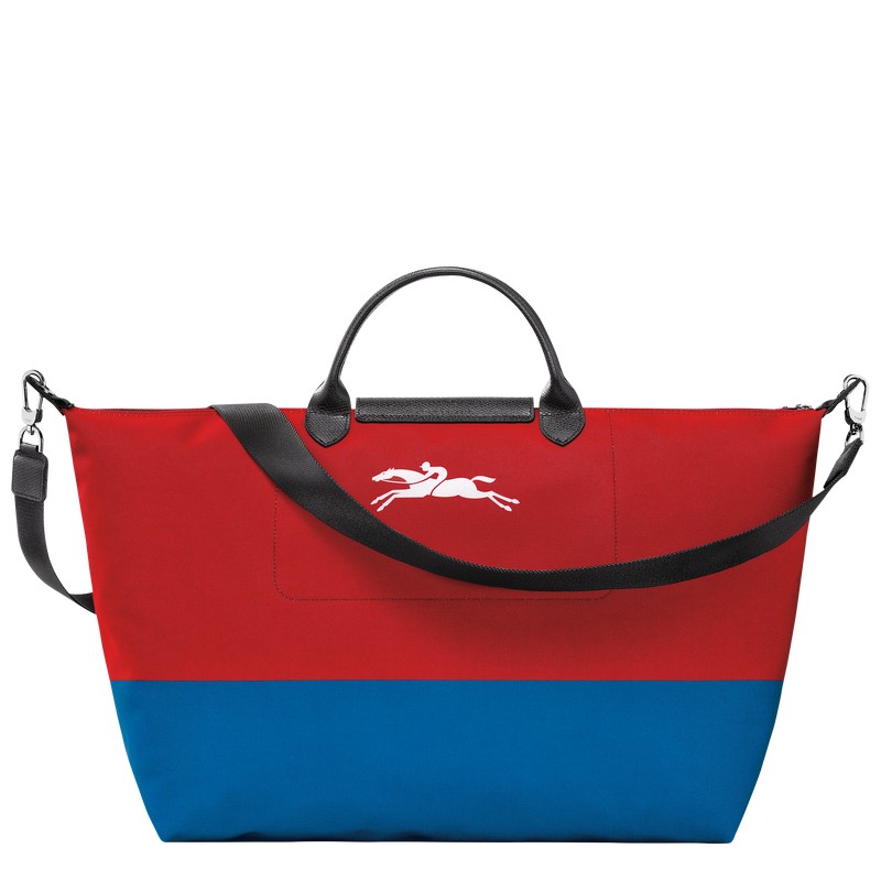 Longchamp Longchamp x Robert Indiana Travel bag - Canvas Beyaz | 2194-GMXPK