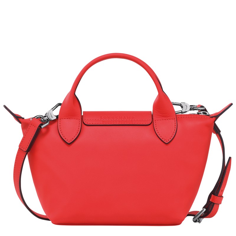 Longchamp Longchamp x Robert Indiana XS Handbag - Leather Kırmızı | 7352-ZLSAF