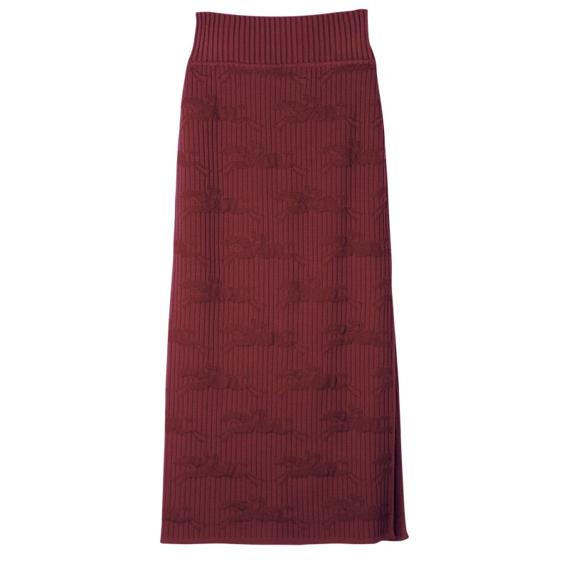 Longchamp Midi skirt - Knit Sienna | 4276-IJFBN