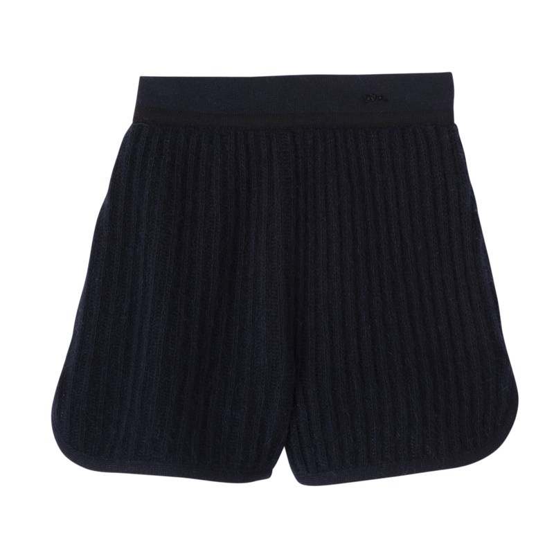 Longchamp Short pants - Knit Lacivert | 0572-CSOPK