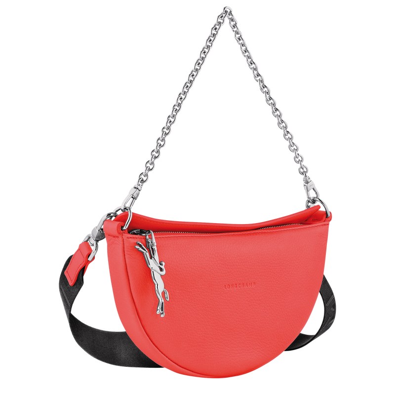 Longchamp Smile S Crossbody bag - Leather Strawberry | 9638-LRYSG