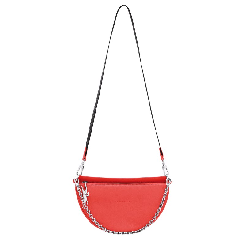 Longchamp Smile S Crossbody bag - Leather Strawberry | 9638-LRYSG