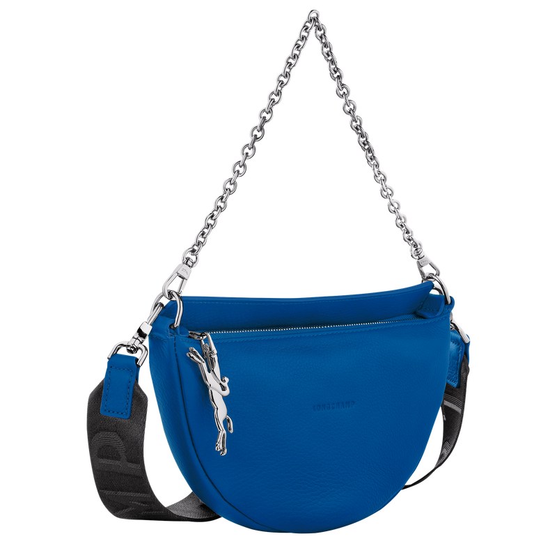 Longchamp Smile S Crossbody bag - Leather Mavi | 8341-IKPLQ