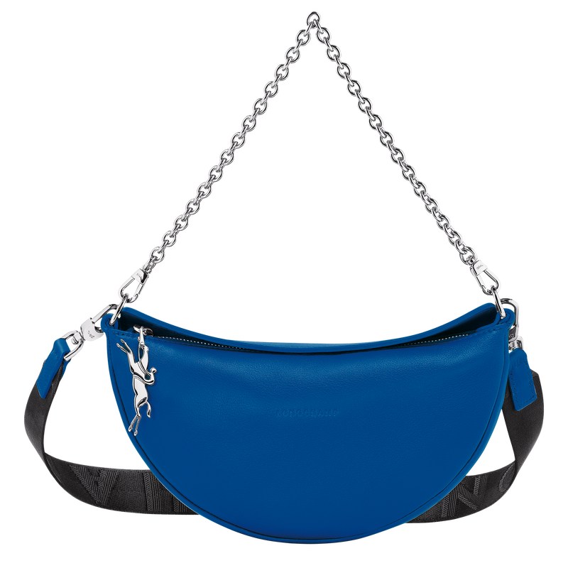 Longchamp Smile S Crossbody bag - Leather Mavi | 8341-IKPLQ