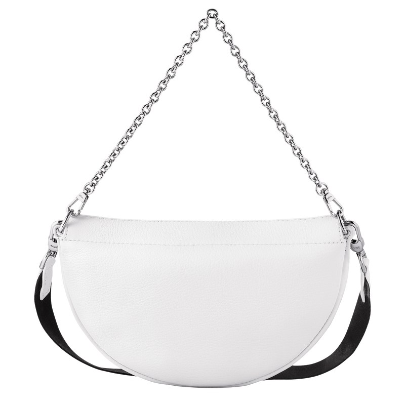 Longchamp Smile S Crossbody bag - Leather Beyaz | 0679-XFKSD