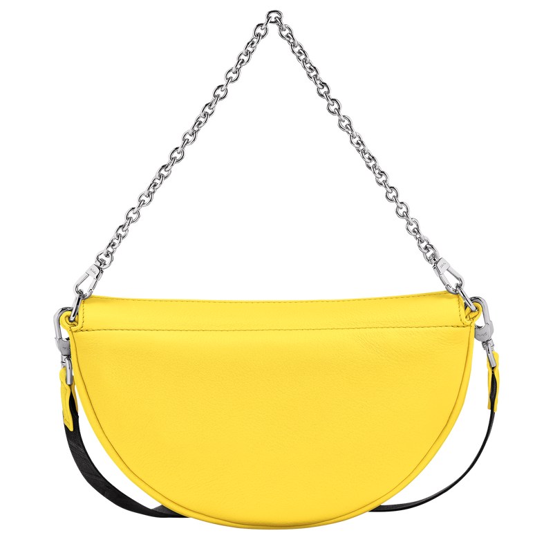 Longchamp Smile S Crossbody bag - Leather Sarı | 5387-UIHTK