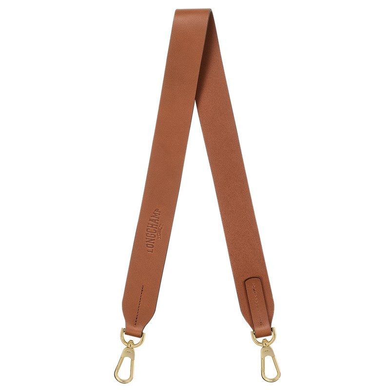 Longchamp Spring/Summer 2024 Collection Shoulder strap - Leather Sienna | 9580-JOFMN