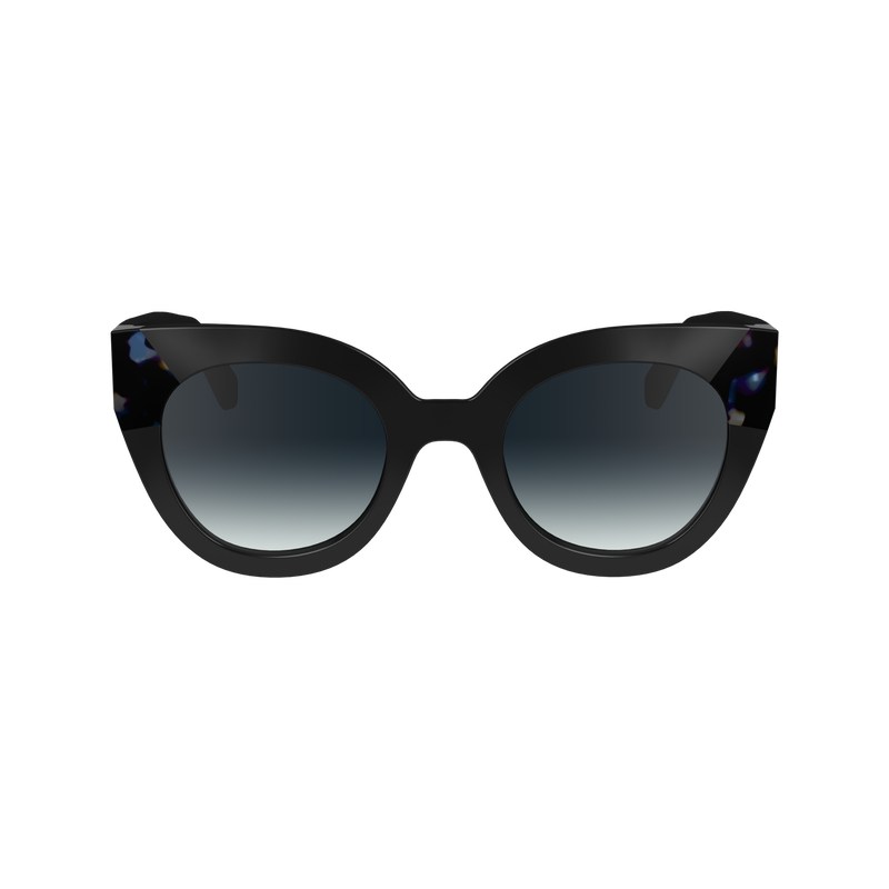 Longchamp Sunglasses - OTHER Black/Blue Havana | 9651-PDKML