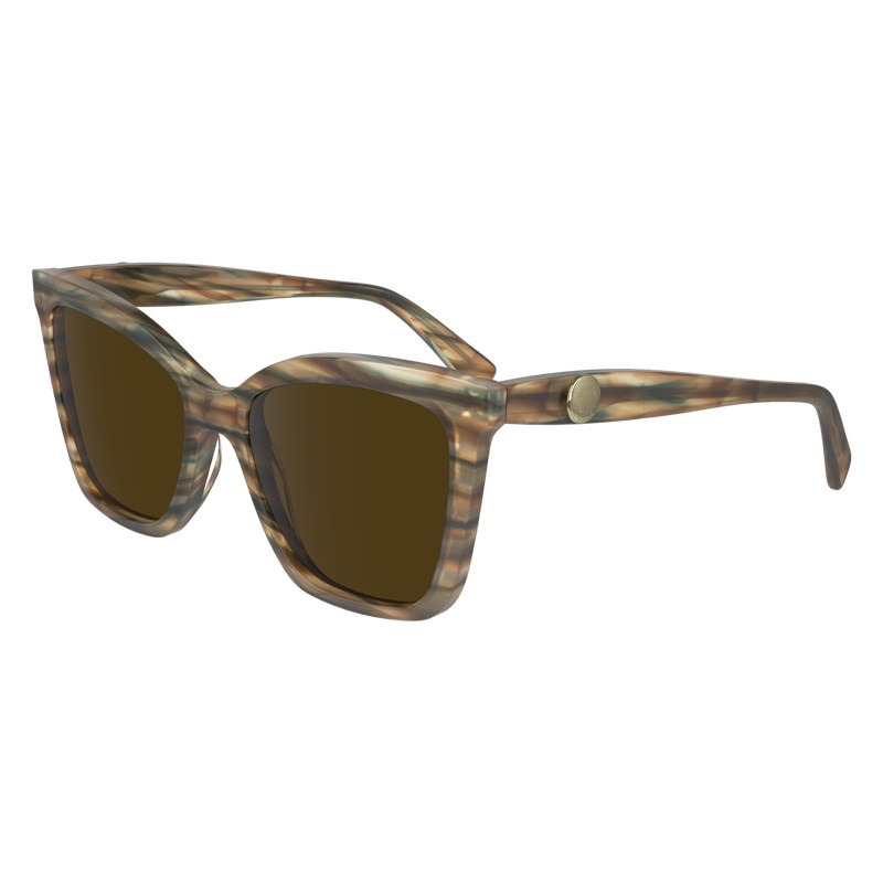 Longchamp Sunglasses - OTHER Brown/Petrol | 8342-DIQSA