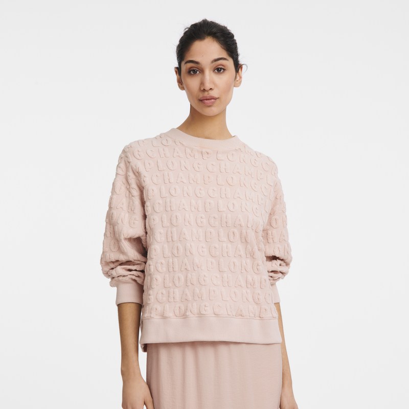 Longchamp Sweatshirt - Jersey Nude | 8304-PCOKY