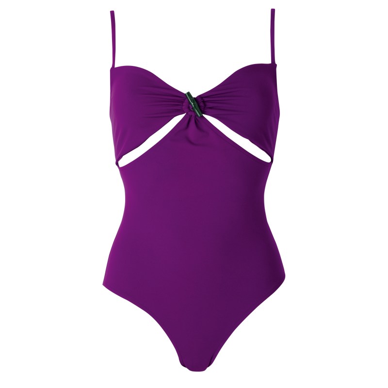 Longchamp Swimsuit - Jersey Violet | 2194-CJDSX