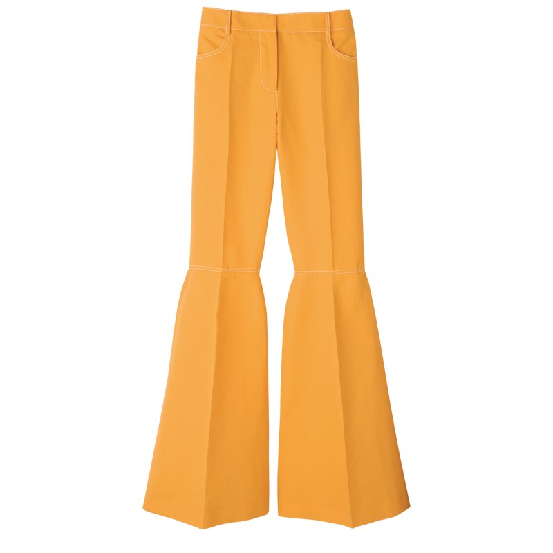 Longchamp Trousers - Gabardine Kayısı Rengi | 3561-LEHRK